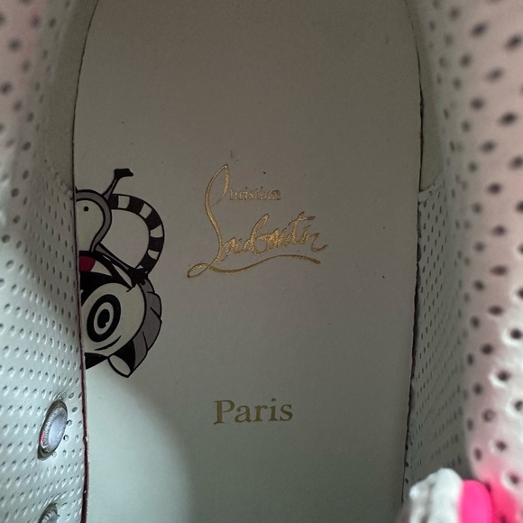 Christian Louboutin Kids Pink Sneakers - Picture 7 of 8